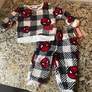 Marvel Kids Pajamas - Black and Red Spider-Man Set